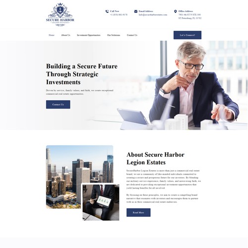 Real estate syndication business website