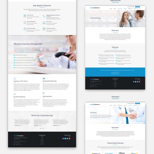 website design for FlexscanMD