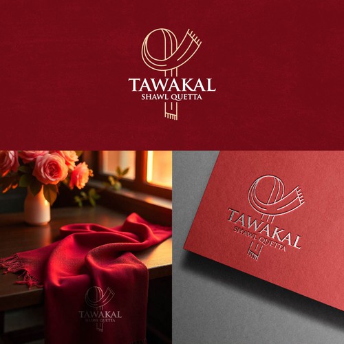 Elegant Luxury Logo for "Tawakal shawl quetta" Brand