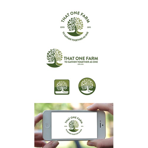 Logo for "That One Farm" - Old/Modern - Sustainable Beyond Organic