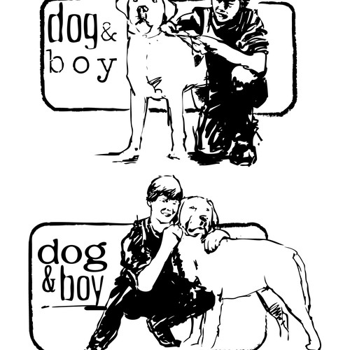 Logo design : Capture the essence of new Melbourne textile designer 'dog & boy'