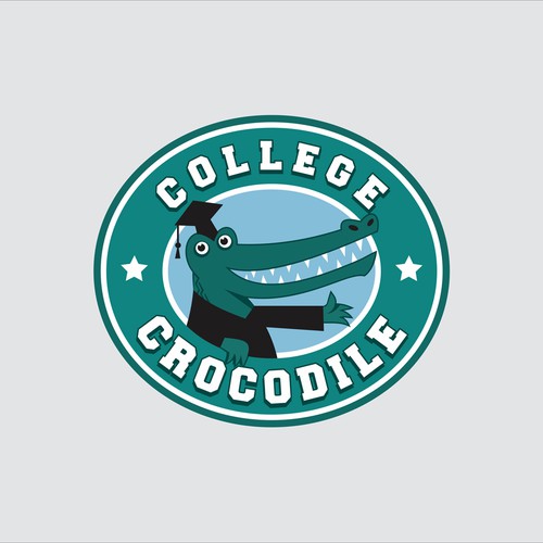 College Crocodile Logo