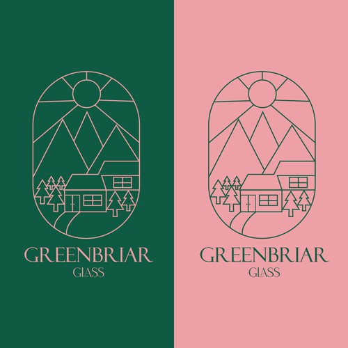 Logo Concept for Greenbriar Glass