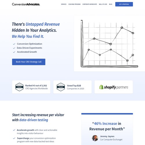 Landing Page for ConversionAdvocates