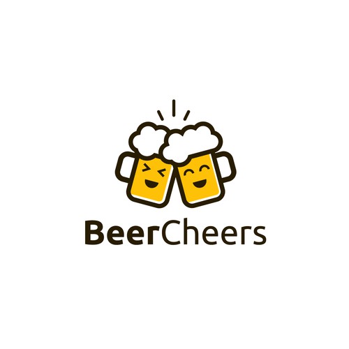 Modern fun logo for BeerCheers