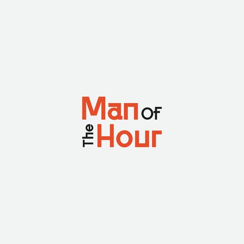 Bold Logo Concept For Man of The Hour