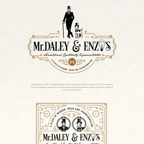 Mr. DALEY & ENZO'S LOGO PROPOSAL
