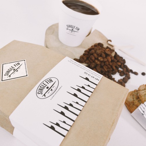 Brand identity for Single Fin cafe