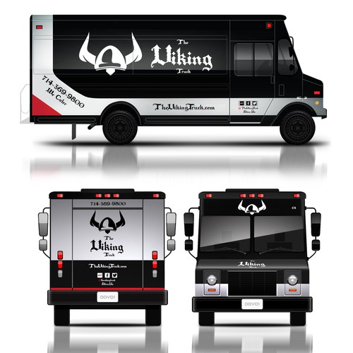 The Viking Food truck Wrap 