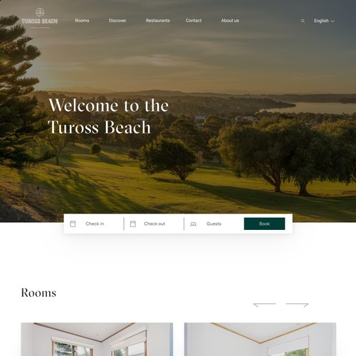 Website design for hotel