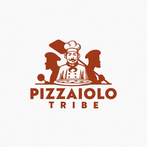 Pizzaiolo Tribe logo design