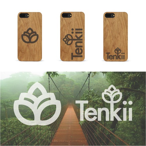 Logo for wooden phone case company 