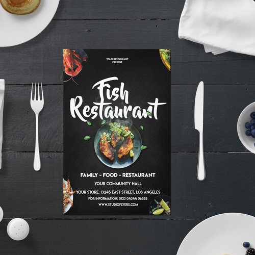 Food poster design