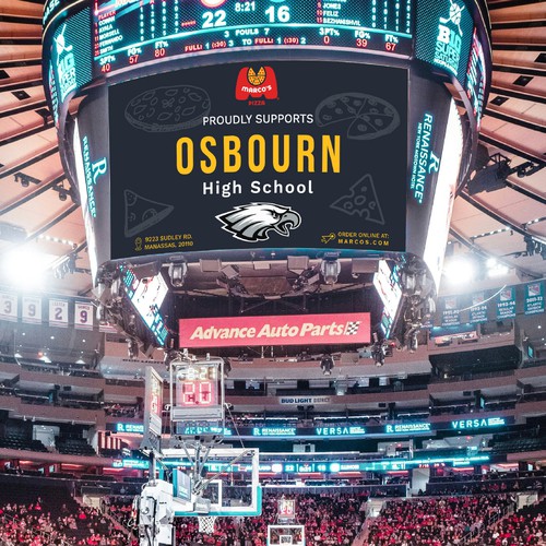 Digital Scoreboard Graphic
