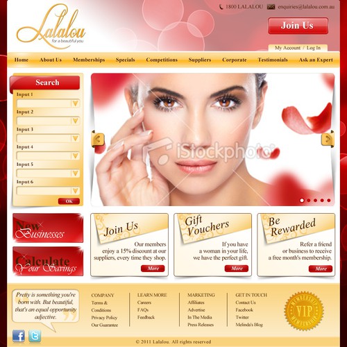 New FUN PROFESSIONAL EXCITING website design wanted for Lalalou!!