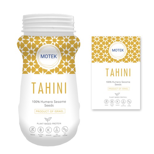 Label design for Tahini