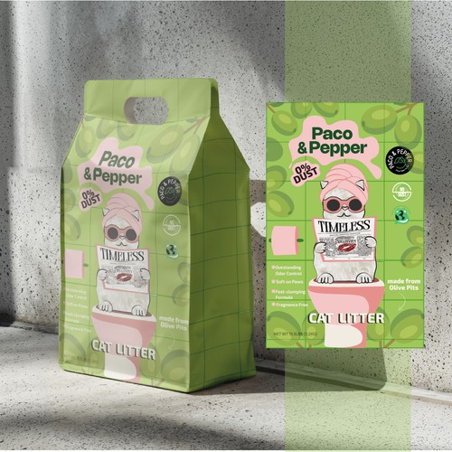 Packaging for cat litter