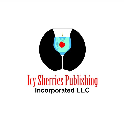 Create the official logo for noir writing company Icy Sherries Publishing, Incorporated LLC