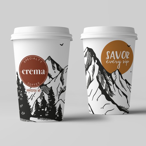 Coffee Shop Cup Design