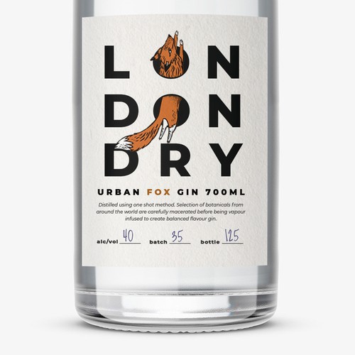 London Gin Label - concept