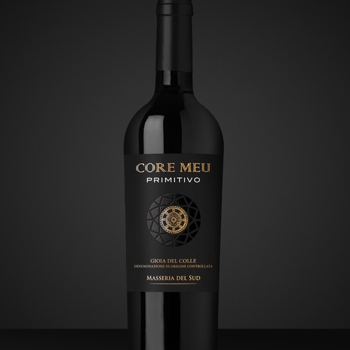 Primitivo Italian Wine Label Design