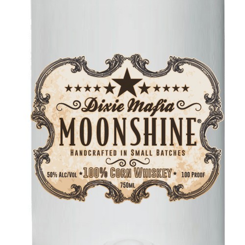 Dixie Mafia Moonshine Label