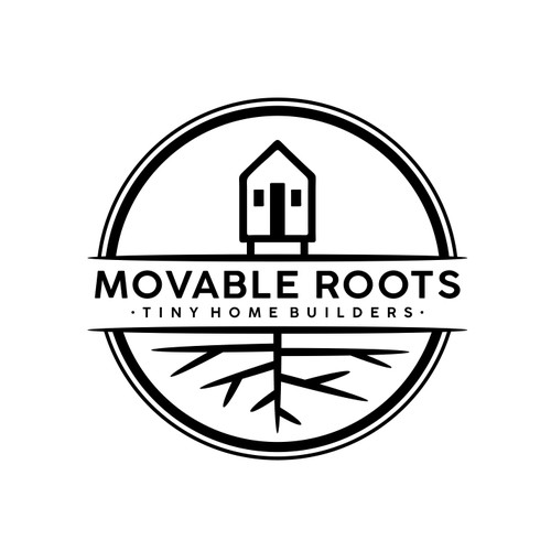 Logo Design for Movable Roots - Tiny Home Builders