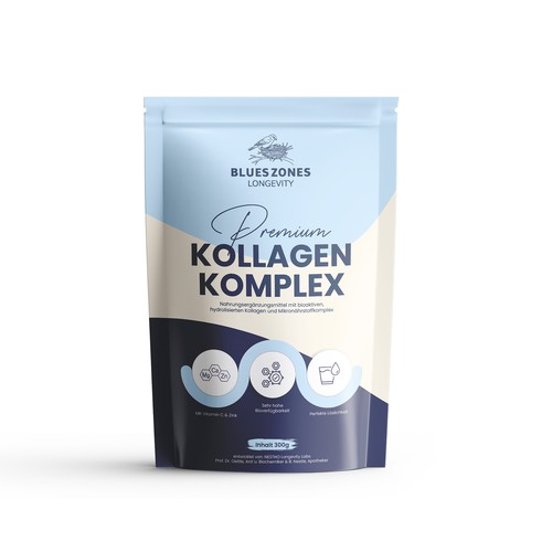 Premium Collagen Packaging Design