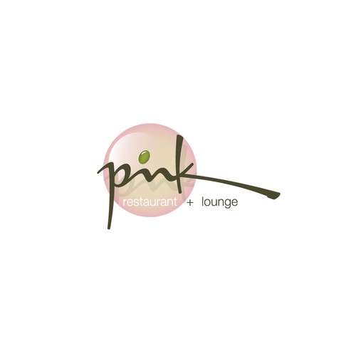 Logo design for PNK restaurant + lounge