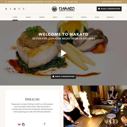 Restaurante Webdesign