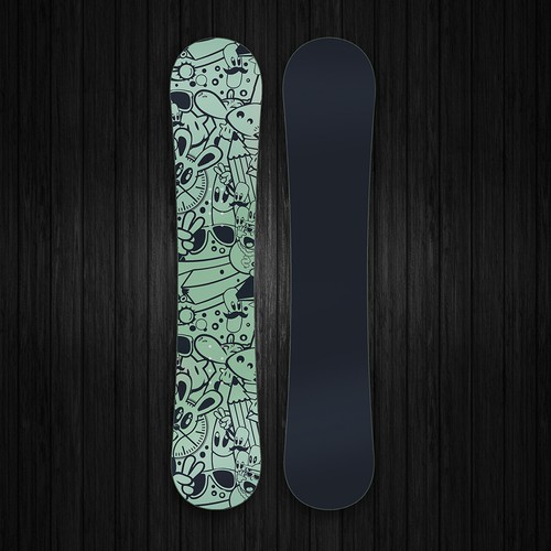 Snowboard design for a new brand.