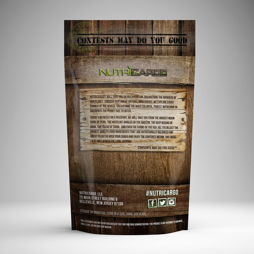 Design Packaging For Natural Ingredients Company