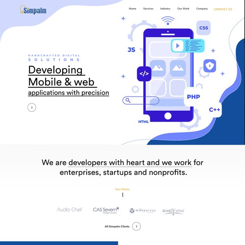 Simpalm Web Redesign