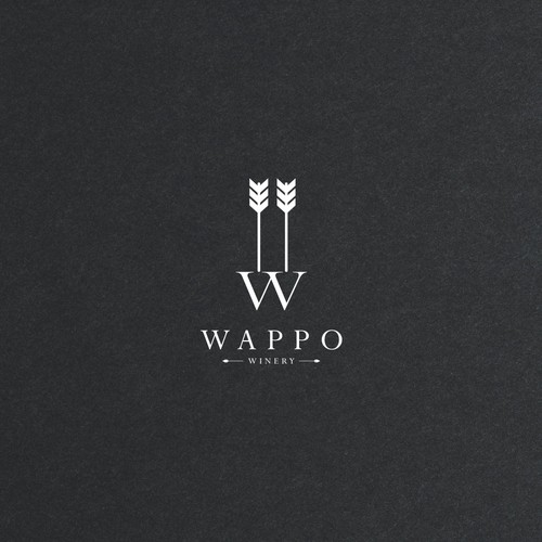 Classic logo design for winery company