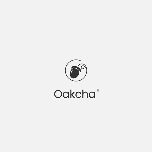a logo concept for oakcha perfume house