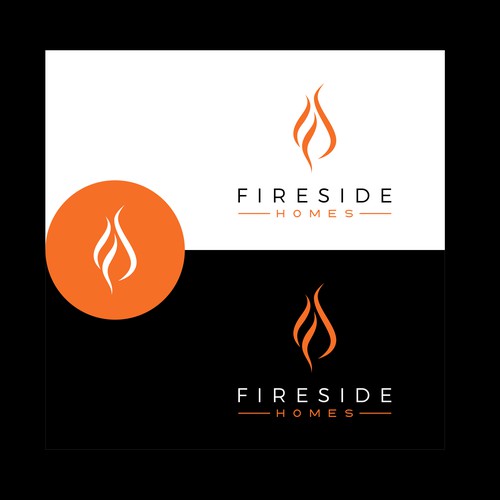 Elegant letter mark logo for high end housing company