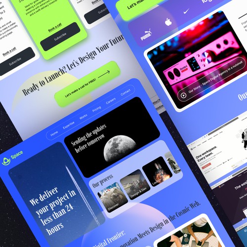 Landing Page for Design Subscription Agency