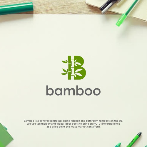 Logo Concept for bamboo