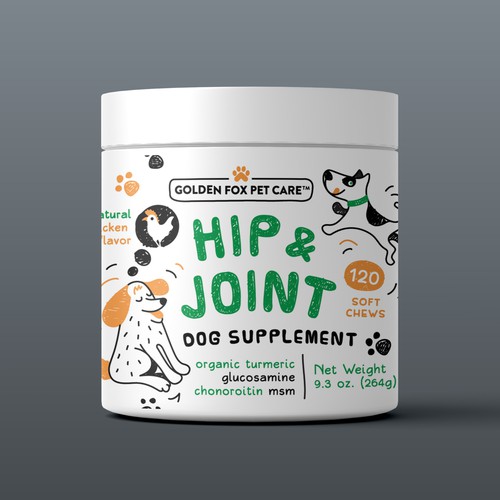 Dog Supplement Label