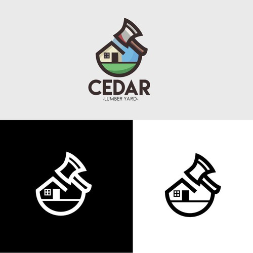 Logo Cedar Lumber Yard