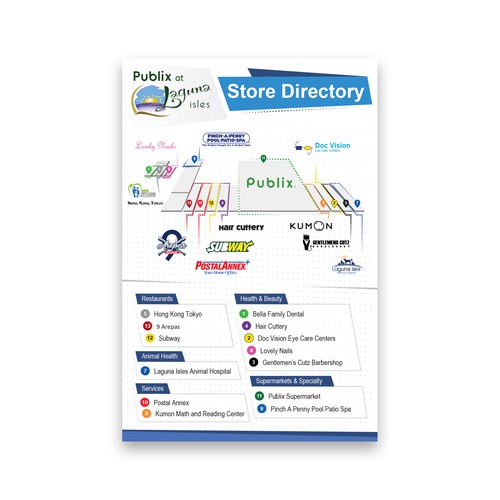 Store Directory for Public at Laguna