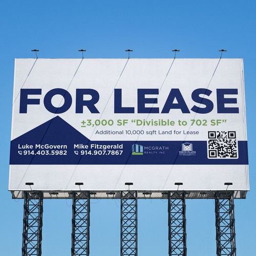 realtor banner - for lease