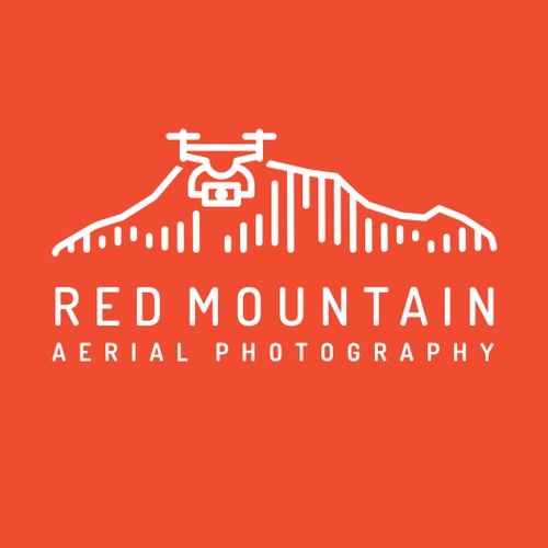 Minimal Drone Photography Logo
