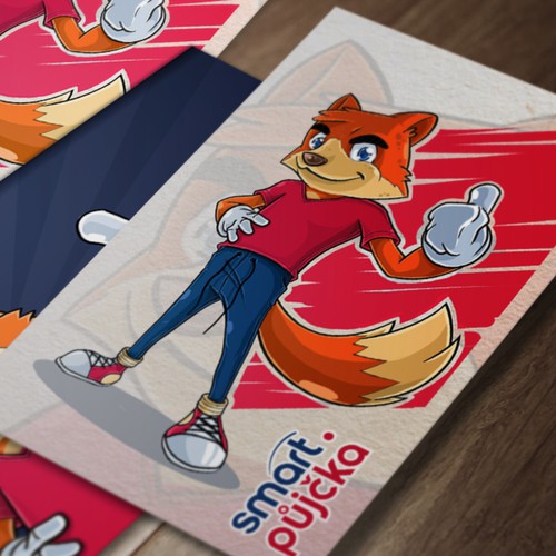 fox mascot design