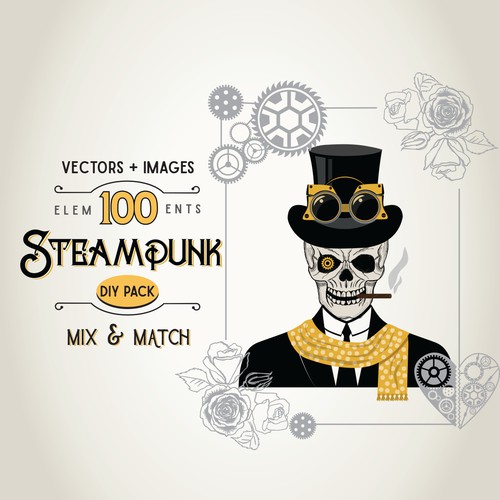 STEAMPUNK illustrations colection