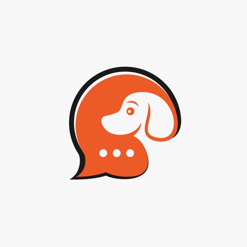 Logo for a dog social media community