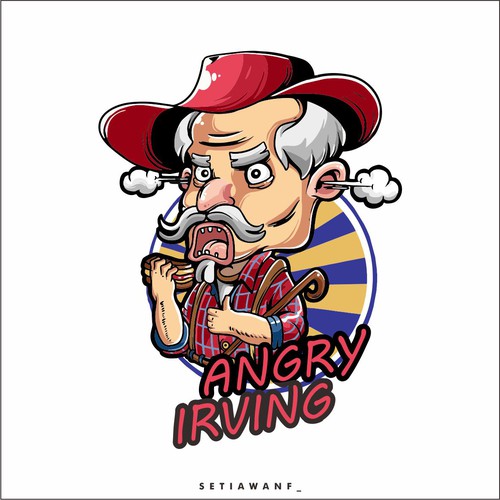 angry irving t-shirt