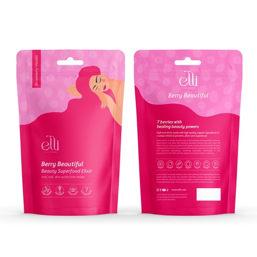 Design for superfood blend elixir