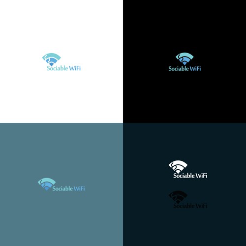 Logo design for Sociable Wifi.