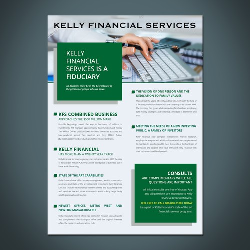 FINANCIAL SERVICES FLYER